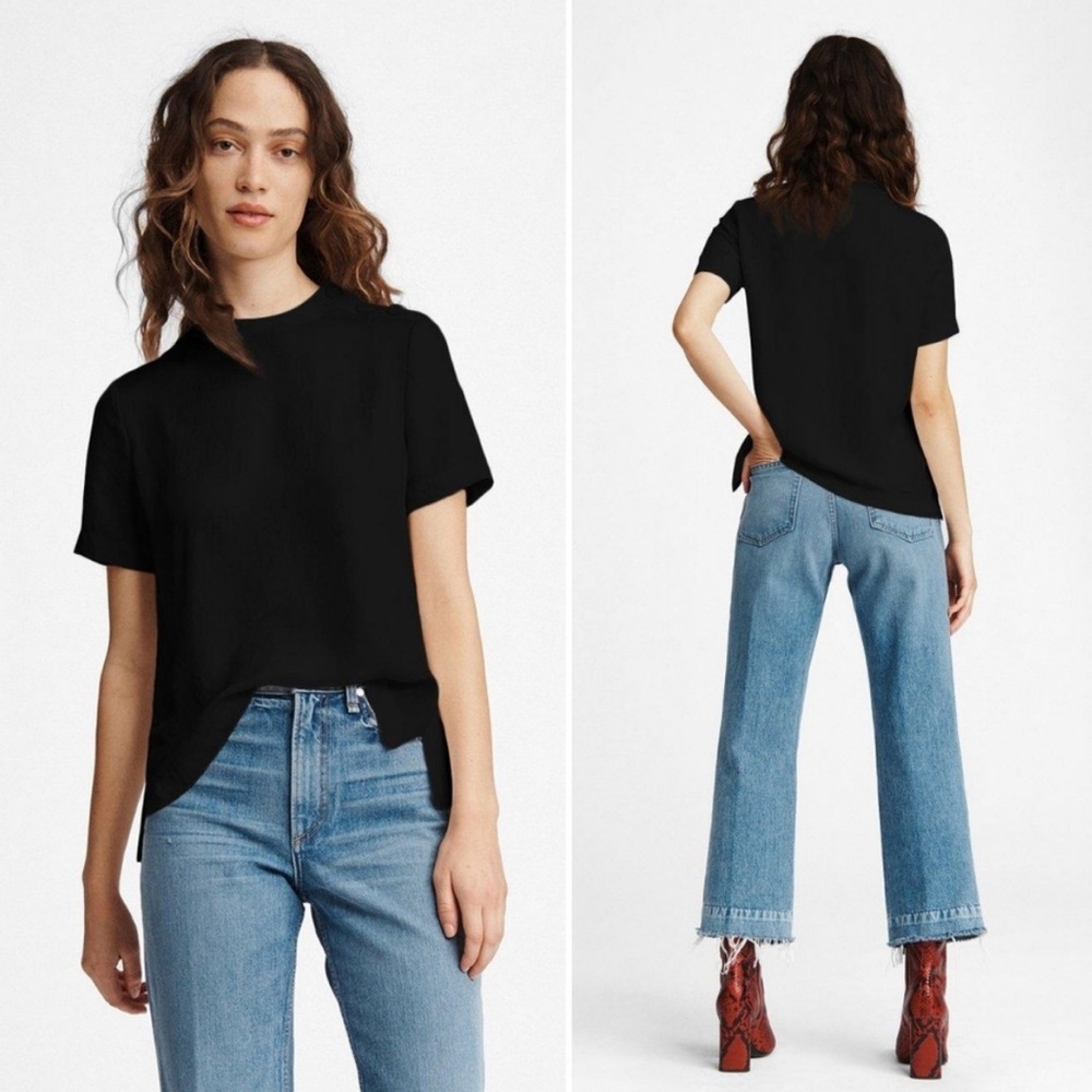 rag & bone Black T-Shirt